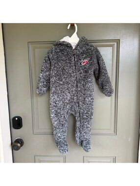 NHL Outerstuff Carolina Hurricanes Game Nap Teddy Fleece Bunting Sleeper 6/9M